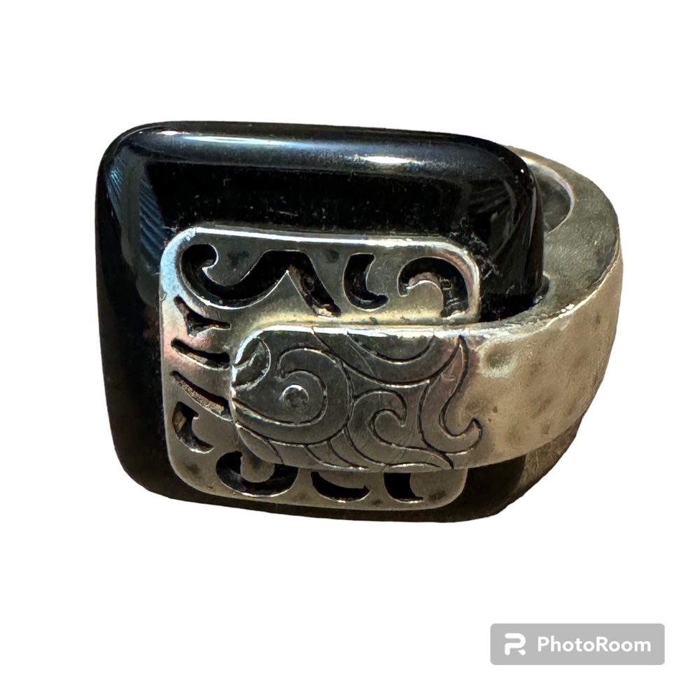 Silpada Blacktop Swirl Ring (7)